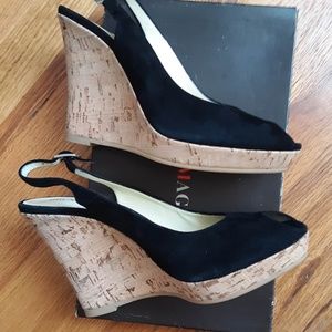 Shoes (wedges) Bruno Magli, size 39.5